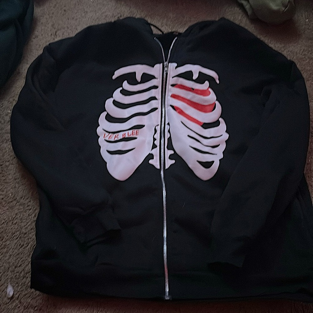 Ver Blee Y2K Zip-Up Hoodie